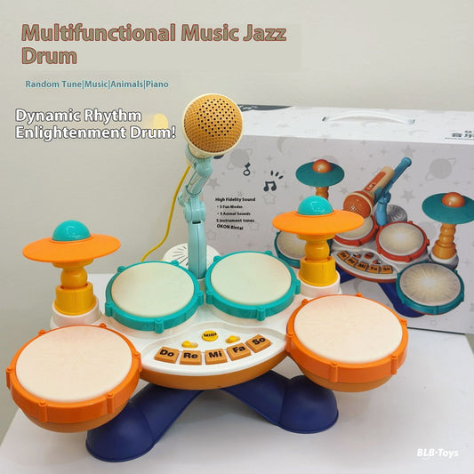 Children's Simulation Jazz Drum Kit Early Education Music Toys