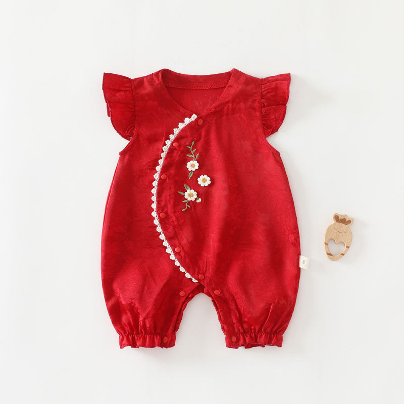 Combinaison bébé en coton sans couture à manches longues pour garçons et filles, idéale pour les premiers mois