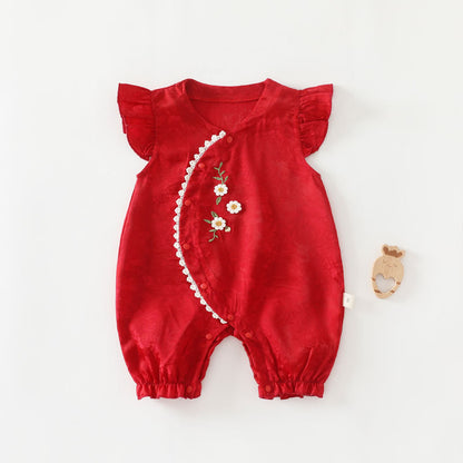 Combinaison bébé en coton sans couture à manches longues pour garçons et filles, idéale pour les premiers mois