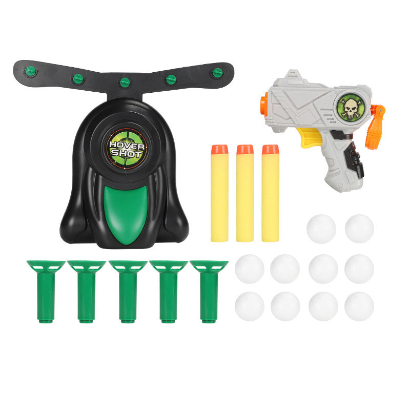 Suspended ball soft bullet gun shooting practice dart target