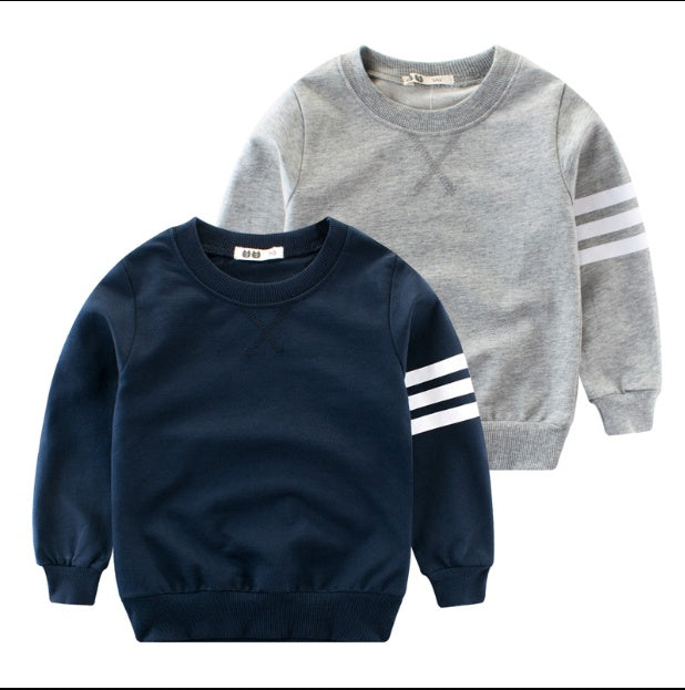 Pull col rond à manches longues pour garçon
