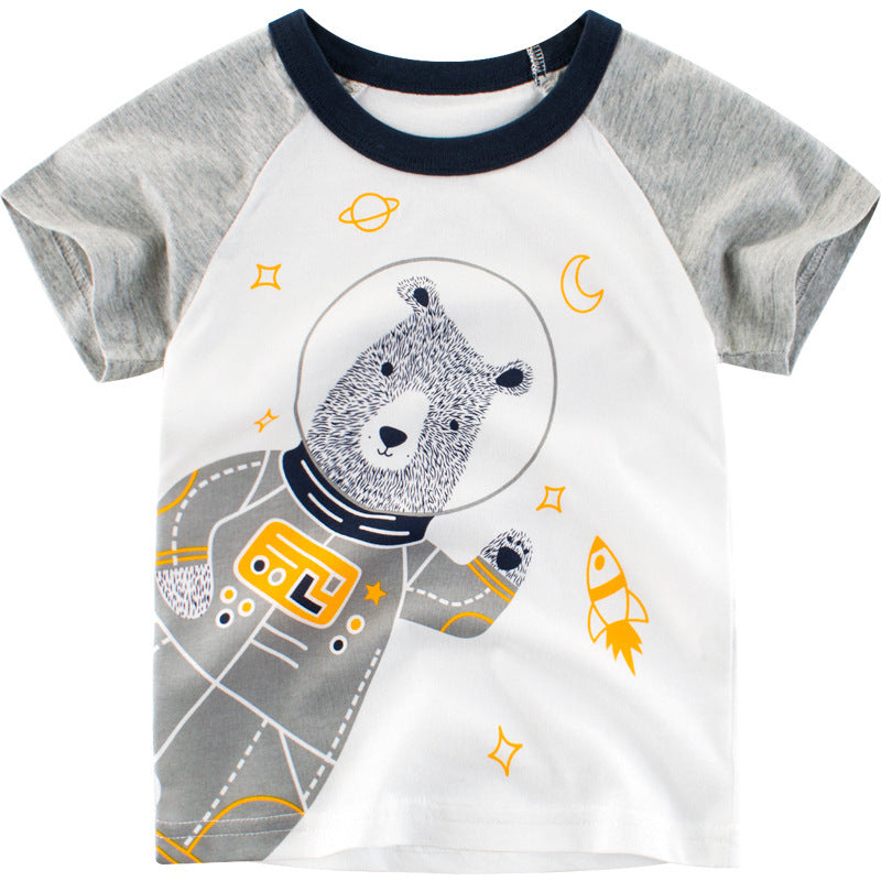 T-shirt de dessin animé pour enfants