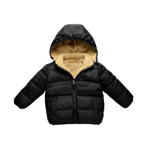 Abrigo de piel de cordero para niños