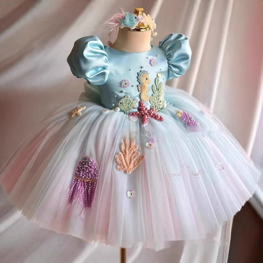 Girls FARCENT Design Princess Dress New Bubble Skirt