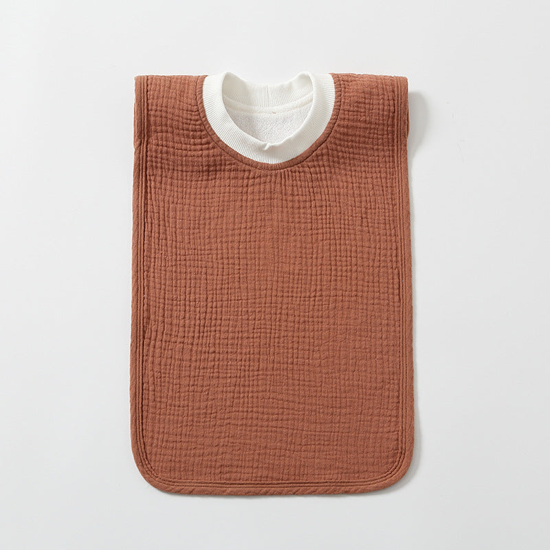 Bavette-serviette pour enfants grand format anti-taches