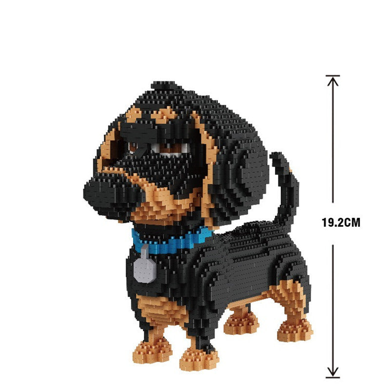 Pet dog small particle block