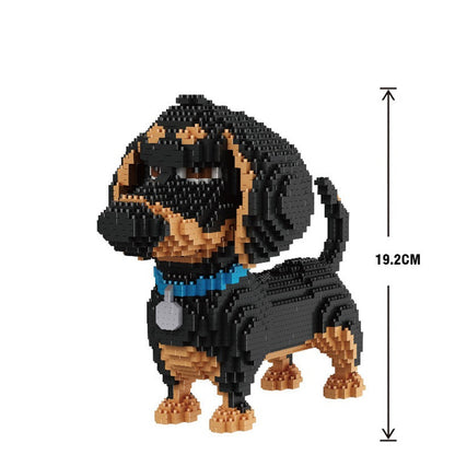 Pet dog small particle block