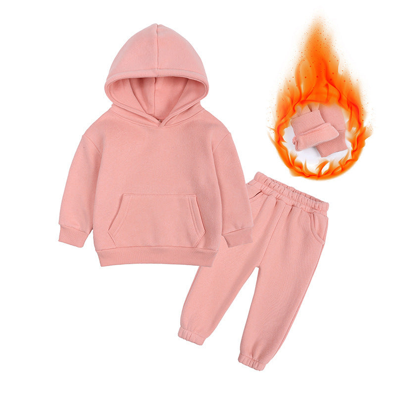 Children's New Winter Fleece Sweater Set