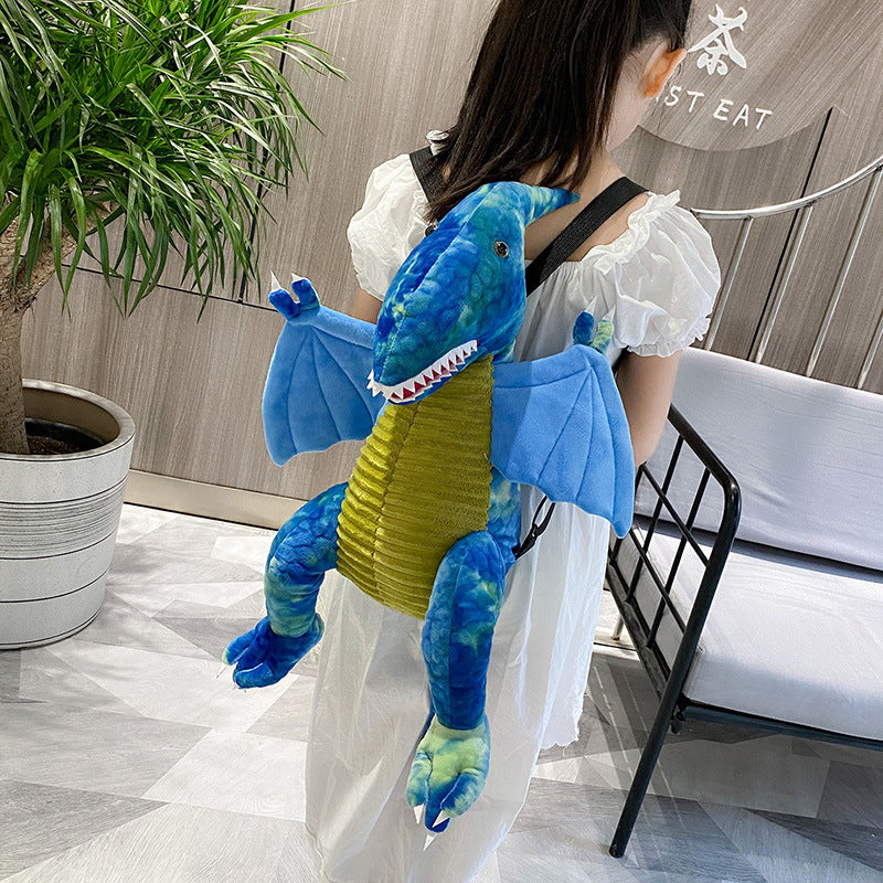 ins dinosaur children plush backpack