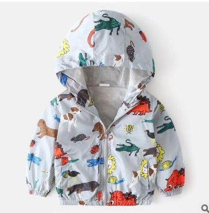 Veste décontractée à capuche pour garçon