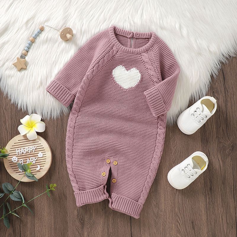 Baby Heart Trendy Casual Jumpsuit Romper