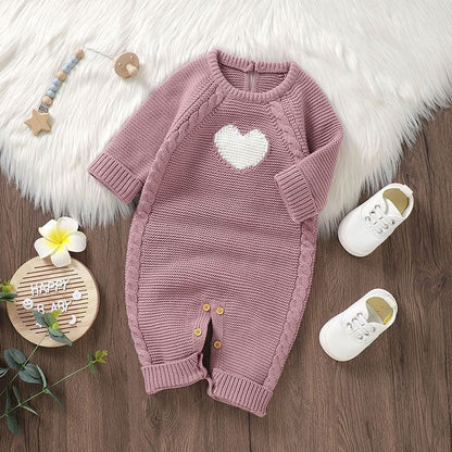 Baby Heart Trendy Casual Jumpsuit Romper