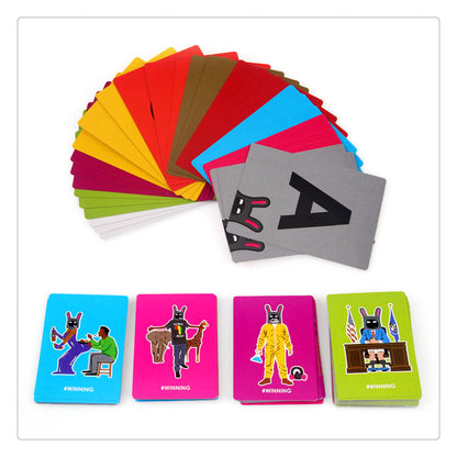 Confused friends expanded version of the board game card