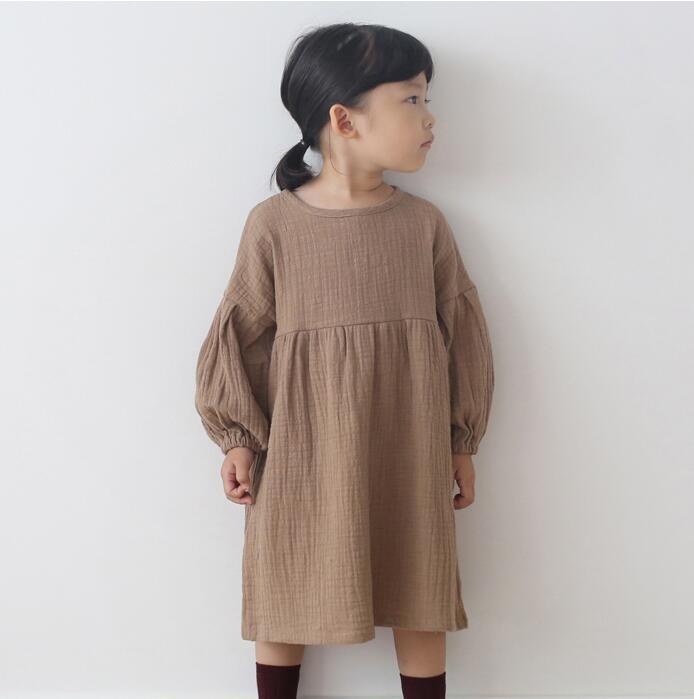 Lantern long sleeve princess dress