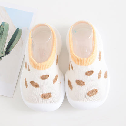 Baby Toddler Shoes Spring and Autumn Soft Bottom Non-Slip Anti-Heel