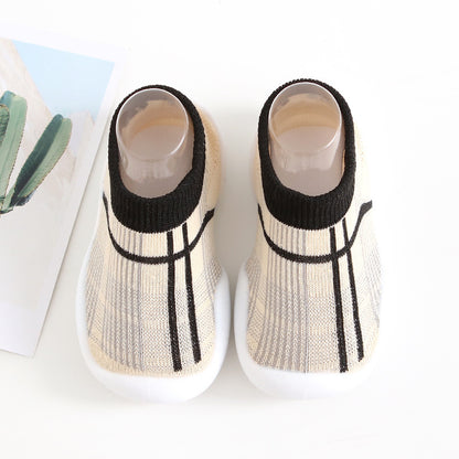 Baby Toddler Shoes Spring and Autumn Soft Bottom Non-Slip Anti-Heel