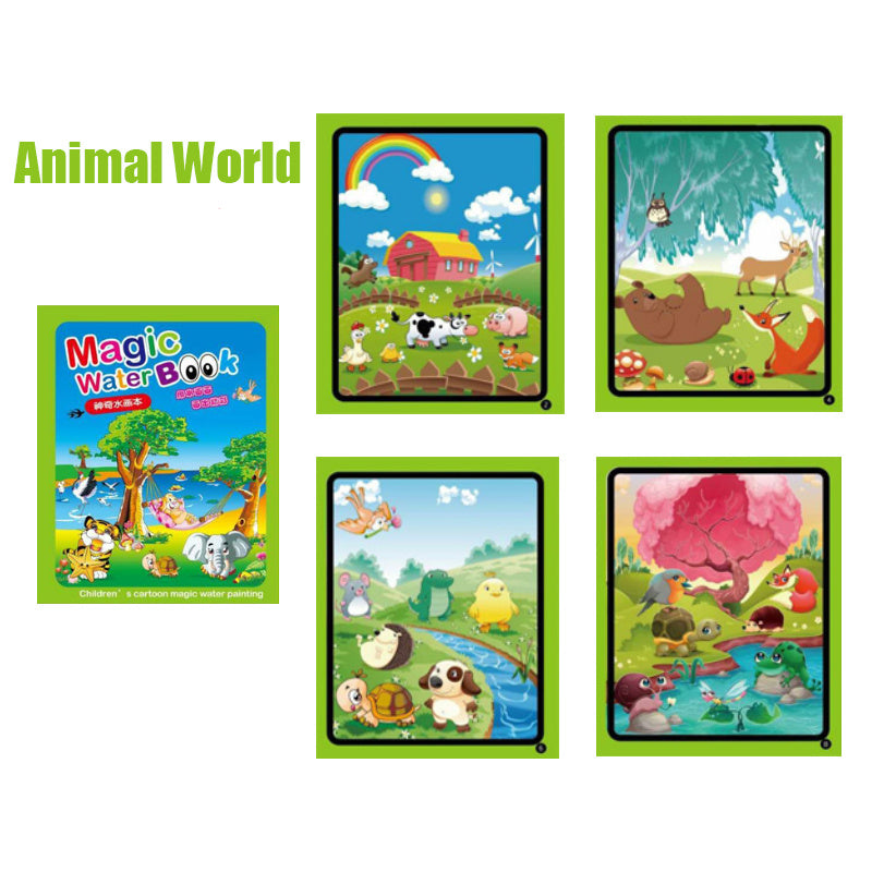 Children's Magical Water Painting Book Repeated Graffiti Book