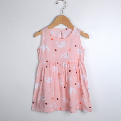 Women's Cotton Silk Beach Princess Dress