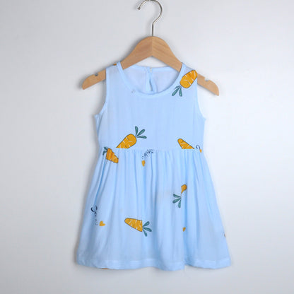 Women's Cotton Silk Beach Princess Dress