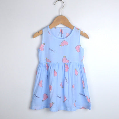 Women's Cotton Silk Beach Princess Dress