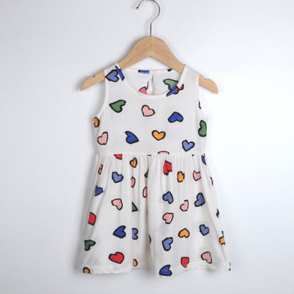 Women's Cotton Silk Beach Princess Dress