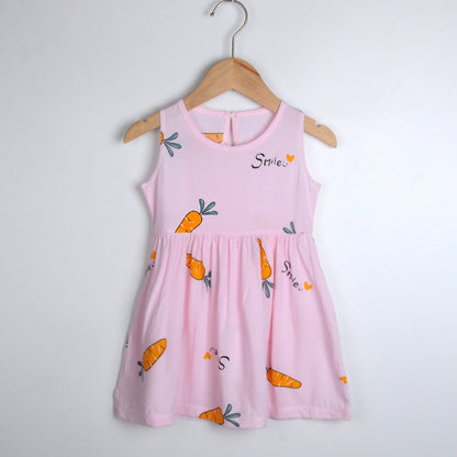 Women's Cotton Silk Beach Princess Dress