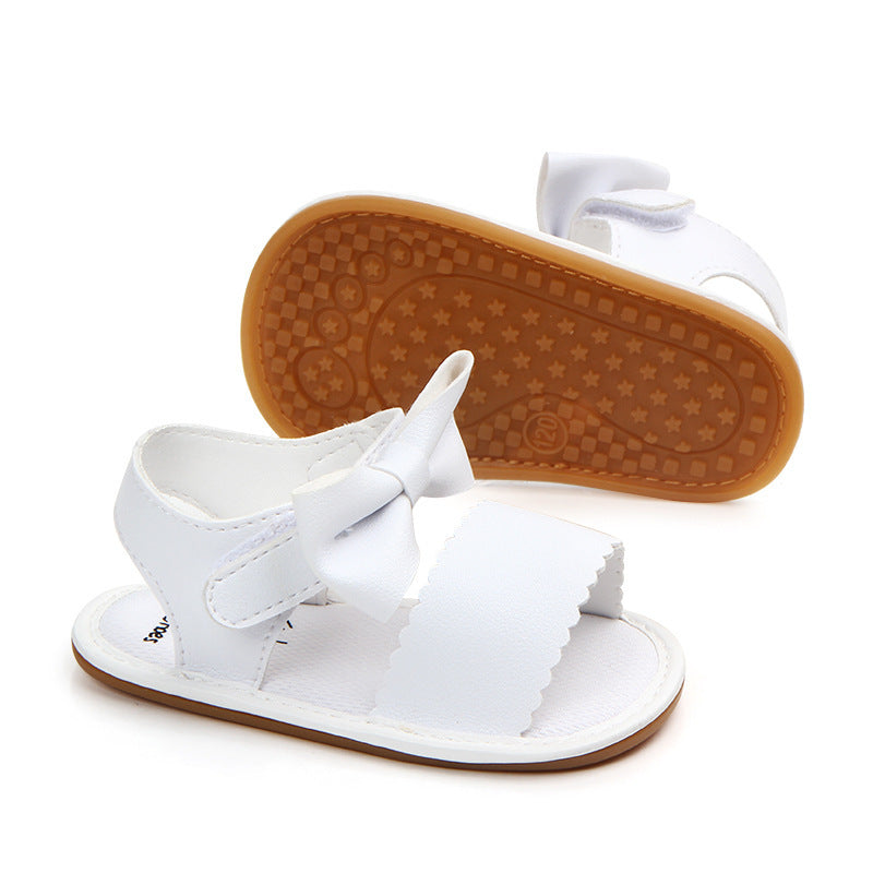 Baby Sandals Toddler Shoes Pu Leather Bow