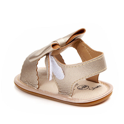 Baby Sandals Toddler Shoes Pu Leather Bow