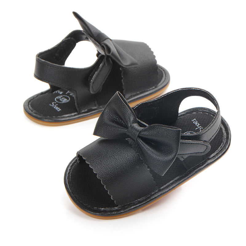 Baby Sandals Toddler Shoes Pu Leather Bow