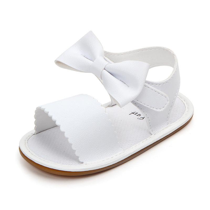 Baby Sandals Toddler Shoes Pu Leather Bow
