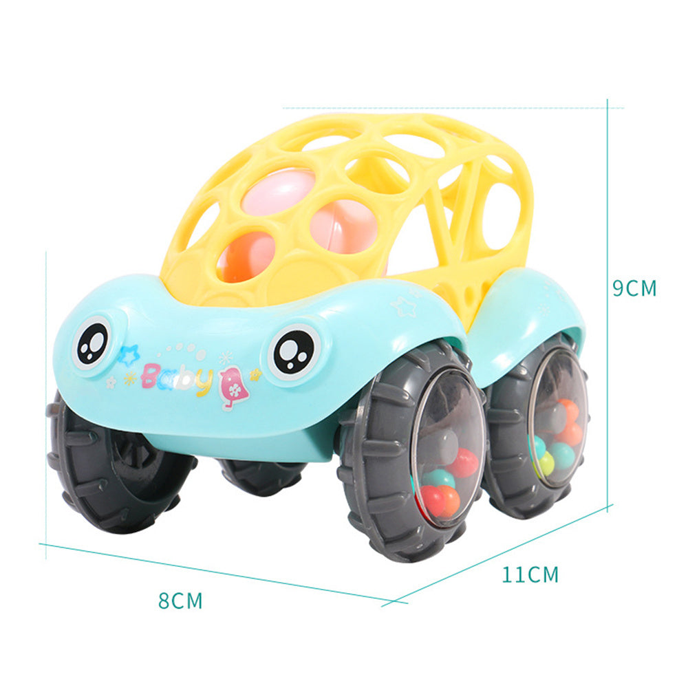 Bobo Car Baby Bell Grip Soft Toy Baby Teether Hand Catch Ball