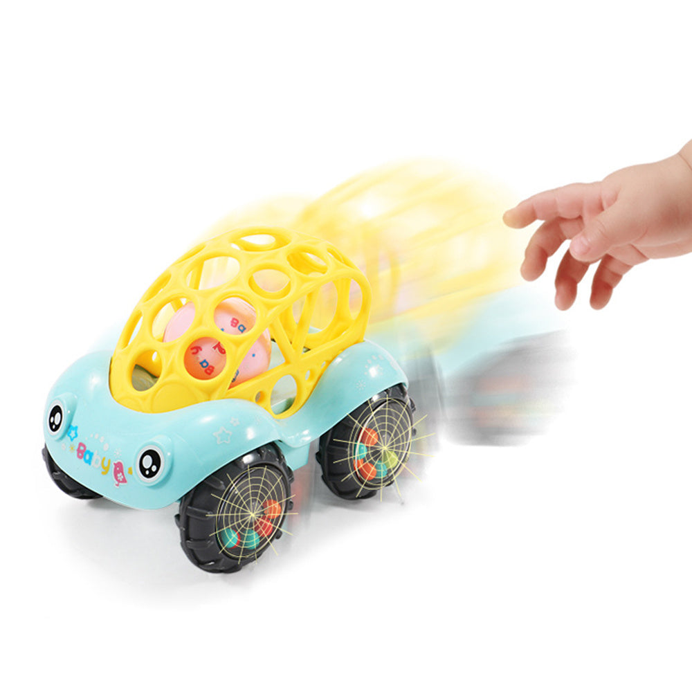 Bobo Car Baby Bell Grip Soft Toy Baby Teether Hand Catch Ball