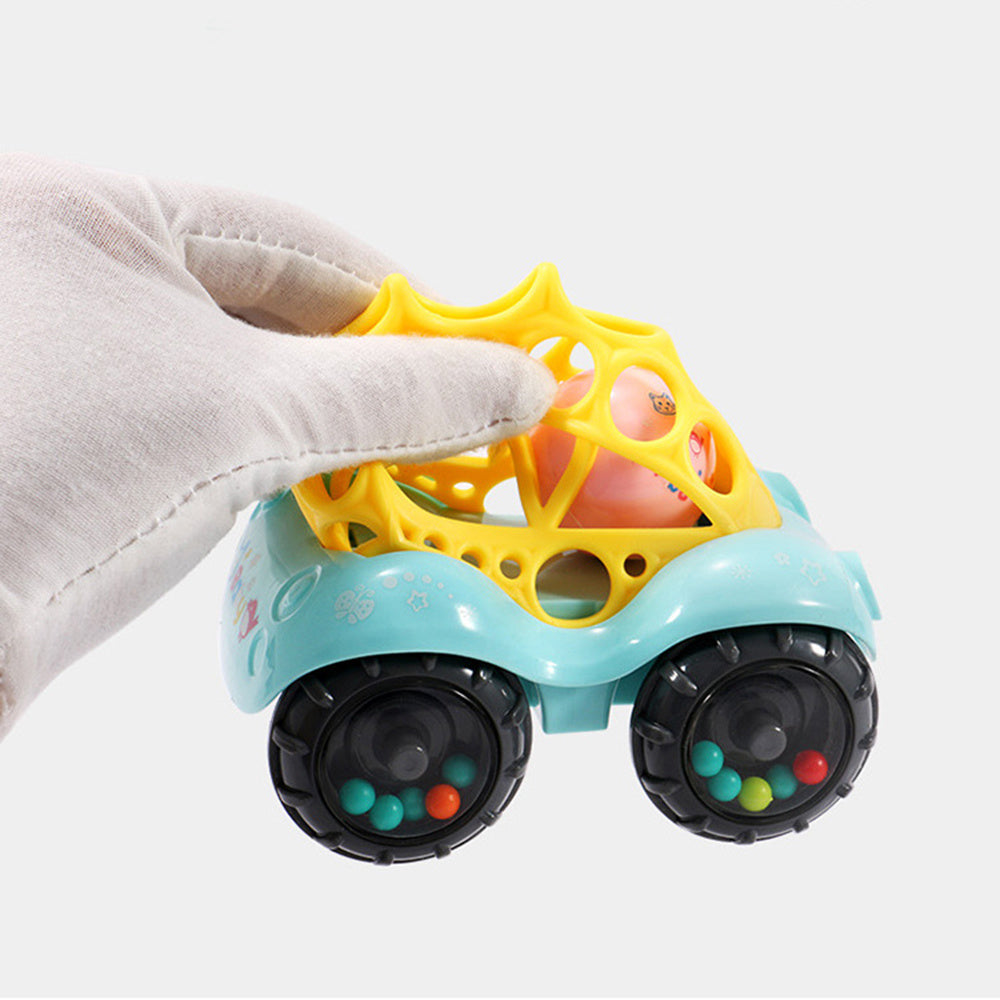Bobo Car Baby Bell Grip Soft Toy Baby Teether Hand Catch Ball