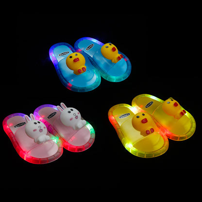 New Luminous Children's Slippers With Lights Cartoon Children's Shoes