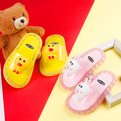 New Luminous Children's Slippers With Lights Cartoon Children's Shoes
