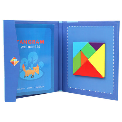 Children's Wooden Magnetic Tangram Educational Toy