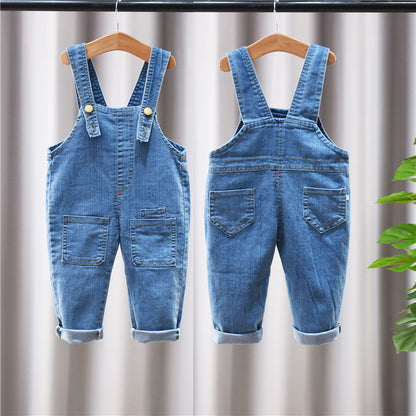 Children's Pants, Baby Children's Overalls, Jeans, Children's Clothing, Children's Pants, Boys And Girls' Cotton Trousers Cover