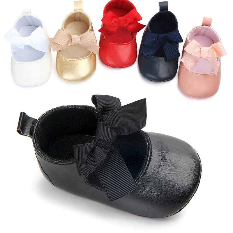 Cute Bow Princess Shoes Male Baby Toddler Shoes
