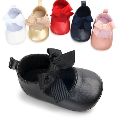 Cute Bow Princess Shoes Male Baby Toddler Shoes