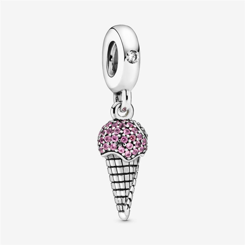 Sterling Silver Loose Beads Small Daisy Bracelet Beaded Charm