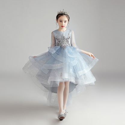 Vestido para niños Vestido de princesa Niña Vestido de noche para anfitriona