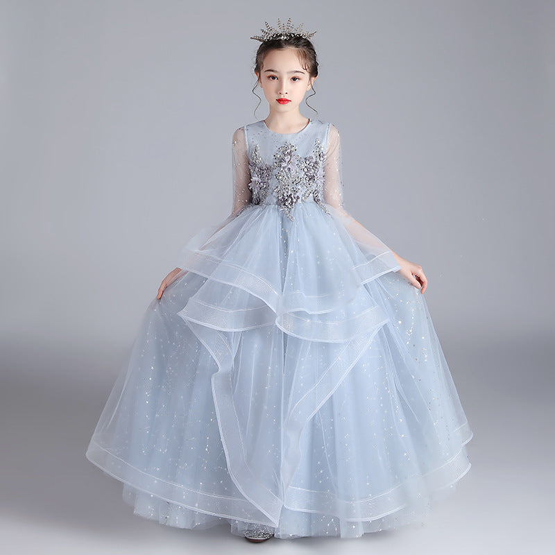 Vestido para niños Vestido de princesa Niña Vestido de noche para anfitriona