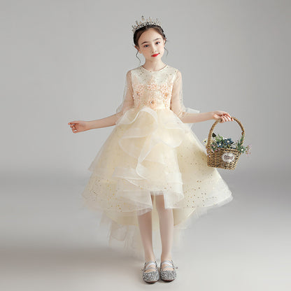 Vestido para niños Vestido de princesa Niña Vestido de noche para anfitriona