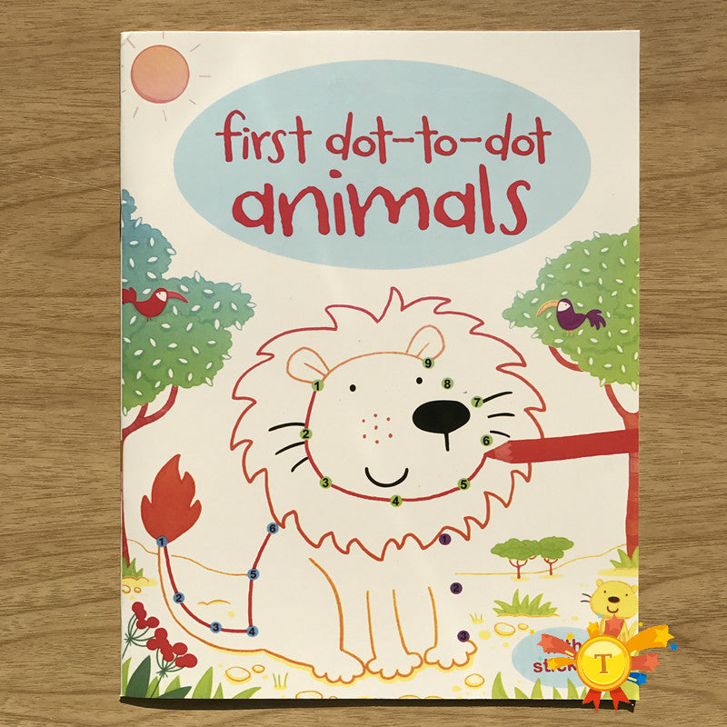Children coloring sticker book
