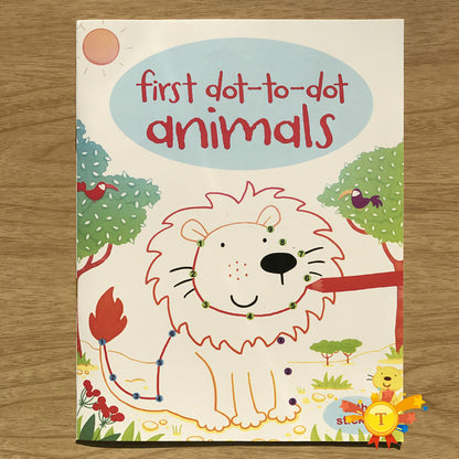 Children coloring sticker book