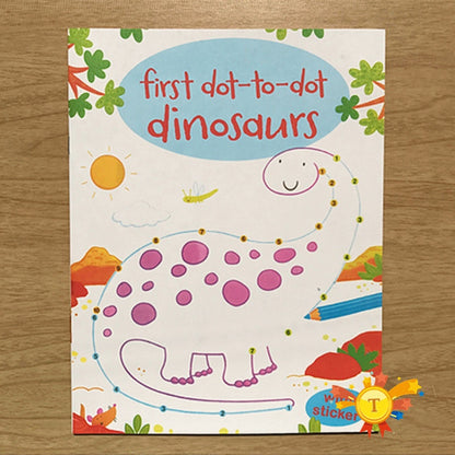 Children coloring sticker book