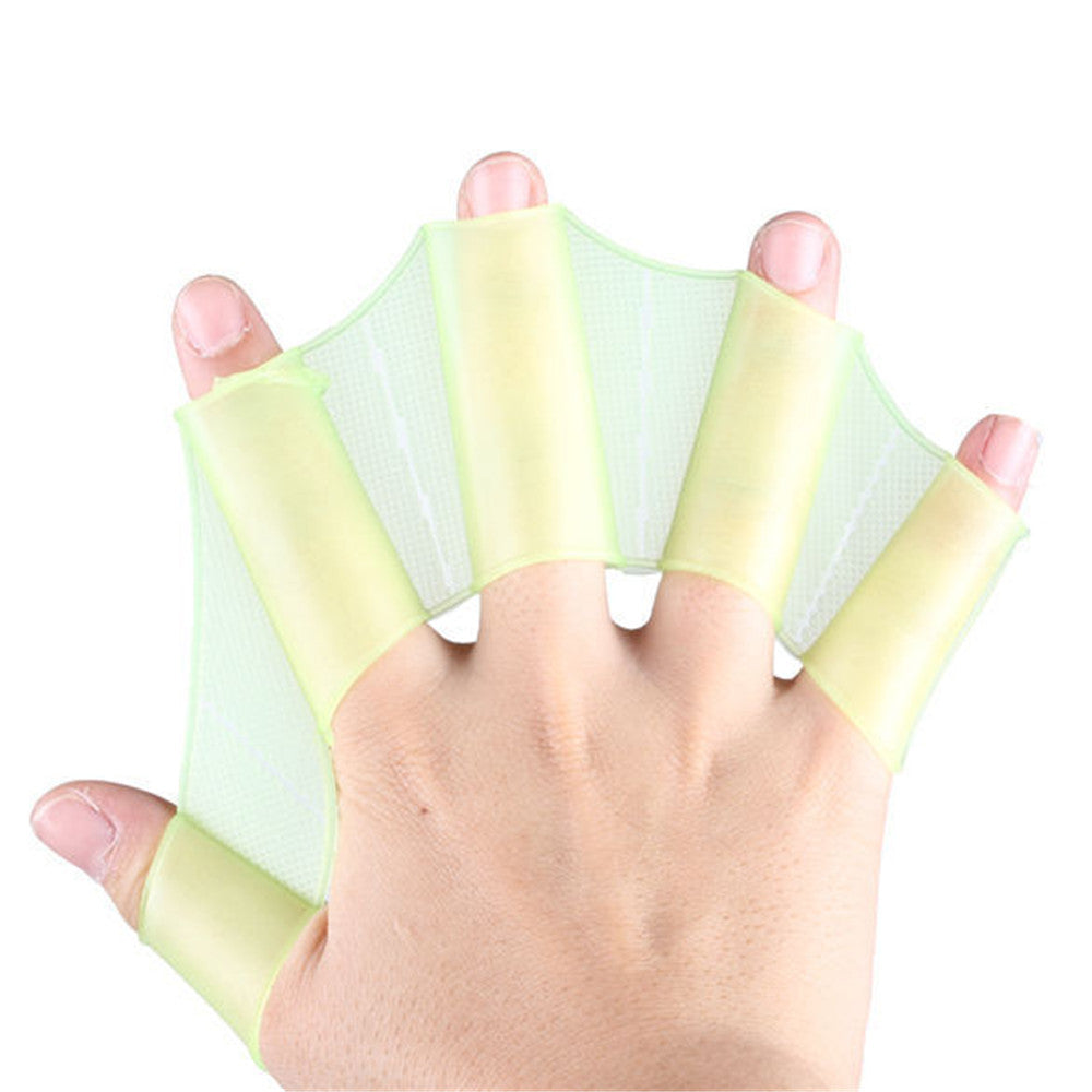 Half-finger Short Auxiliary Suit Fins, Hand Webs, Adult Half-palm Assisted Swimming