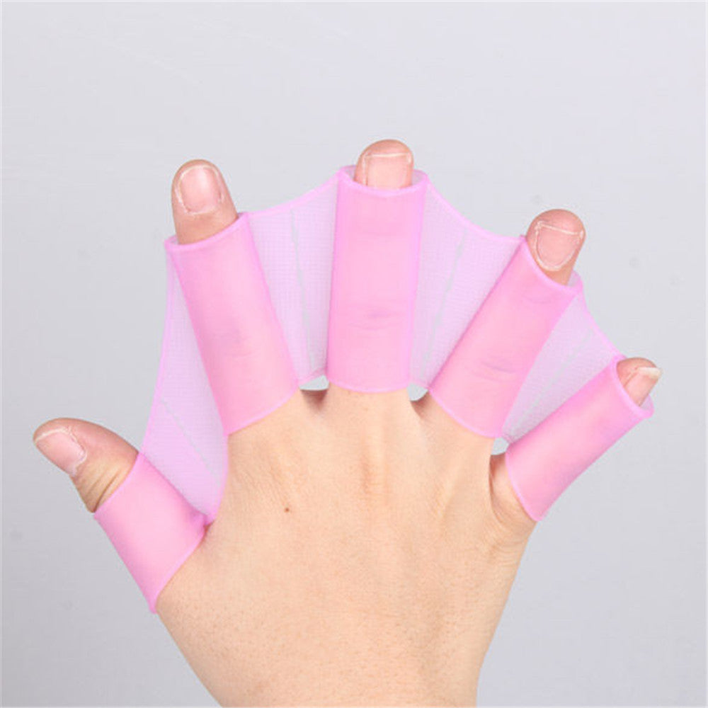 Half-finger Short Auxiliary Suit Fins, Hand Webs, Adult Half-palm Assisted Swimming