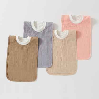 Bavette-serviette pour enfants grand format anti-taches