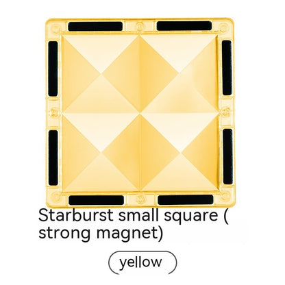 Color Window Asterism Magnetic Building Blocks Assembly